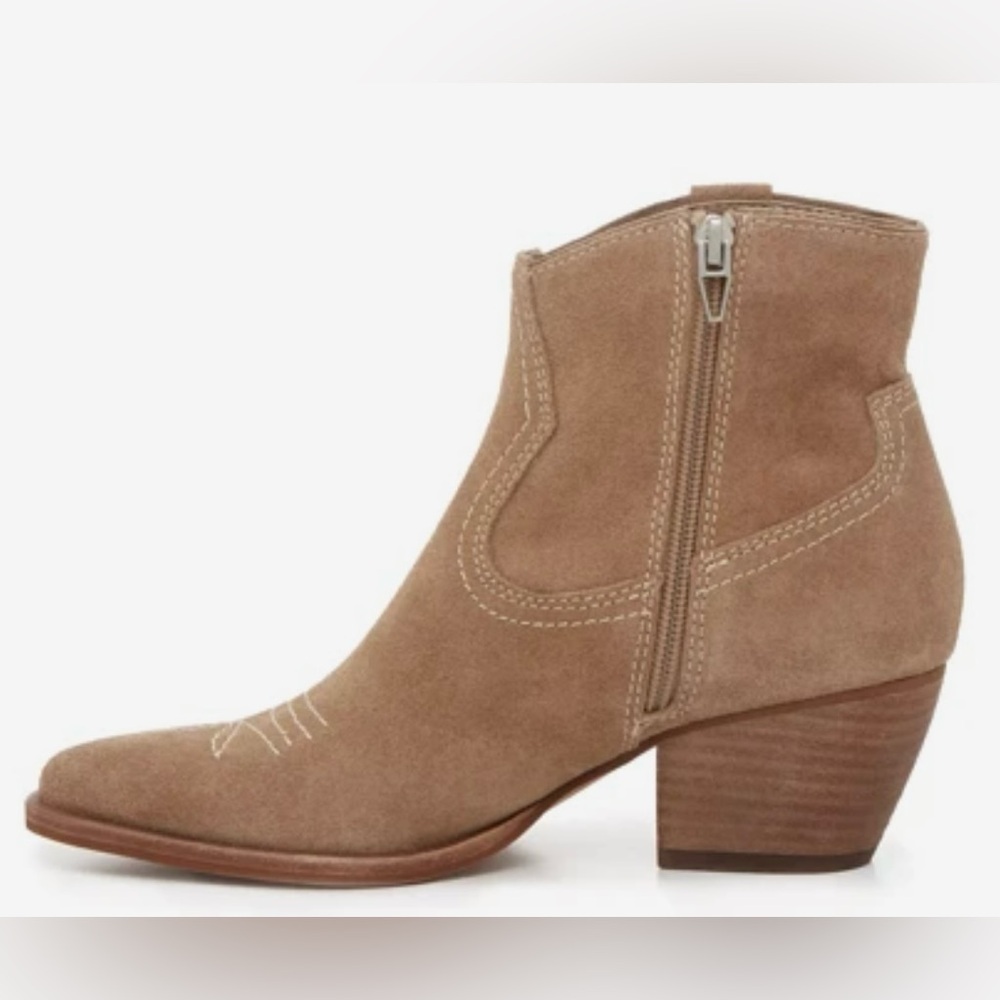 DOLCE VITA Silma Western Booties in Truffle Shade - Picture 4 of 15
